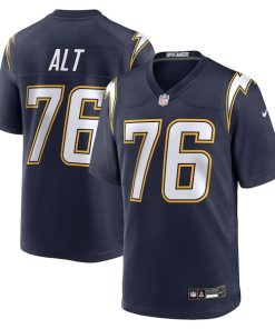 Alternative view of Joe Alt Los Angeles Chargers Nike Alternate Super Chargers Game Player Jersey - Navy/Powder Blue/Gold
