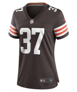Alternative view of D'Anthony Bell Cleveland Browns Nike Women's Game Player Jersey - Brown