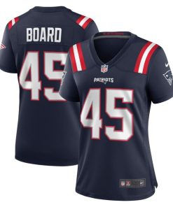Chris Board New England Patriots Nike Women's Game Player Jersey - Navy