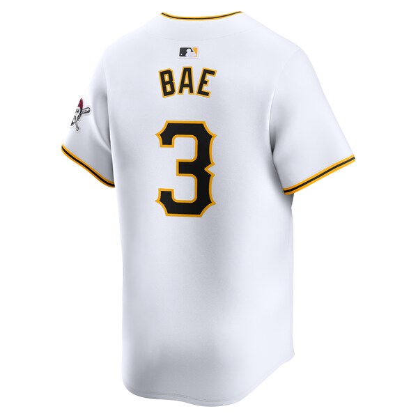 Ji-Hwan Bae Pittsburgh Pirates Nike Home Limited Player Jersey - White - Image 3