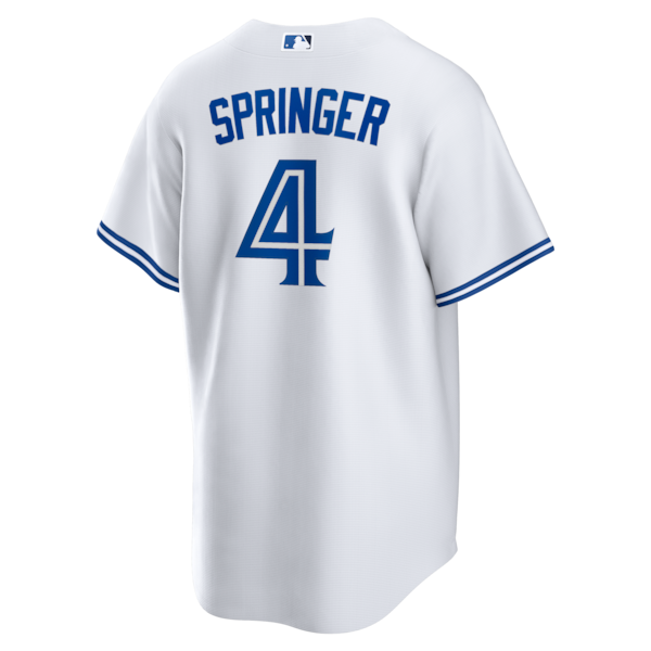 George Springer Toronto Blue Jays Nike Home Replica Jersey - White - Image 3