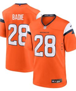 Tyler Badie Denver Broncos Nike Team Game Jersey -  Orange