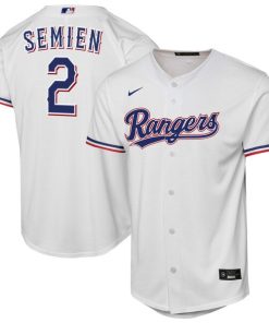 Marcus Semien Texas Rangers Nike Youth Home Replica Player Jersey - White
