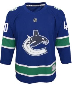 Alternative view of Elias Pettersson Vancouver Canucks Youth 2019/20 Home Replica Player Jersey - Royal