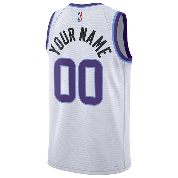 Utah Jazz Nike Unisex Swingman Custom Jersey - Association Edition - White - Image 3