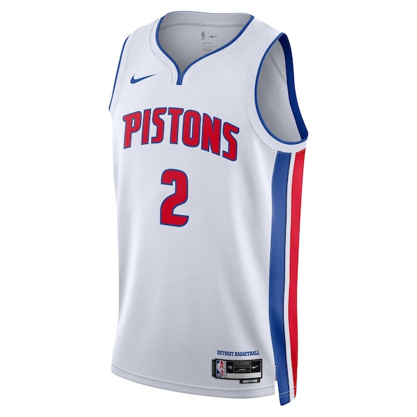 Cade Cunningham Detroit Pistons Nike Unisex Swingman Jersey - Association Edition - White/Blue - Image 3