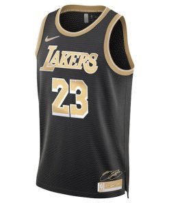 Alternative view of LeBron James Los Angeles Lakers Nike Unisex  Select Series Swingman Jersey?¨C Black