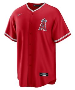 Alternative view of Noah Syndergaard Los Angeles Angels Nike Alternate Replica Player Jersey - Red