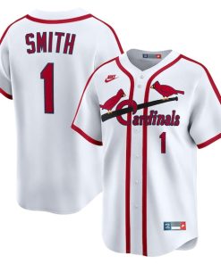 Ozzie Smith St. Louis Cardinals Nike Throwback Cooperstown Collection Limited Jersey - White/Blue