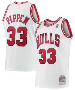 Scottie Pippen Chicago Bulls  Hardwood Classics Swingman Jersey - White/Black