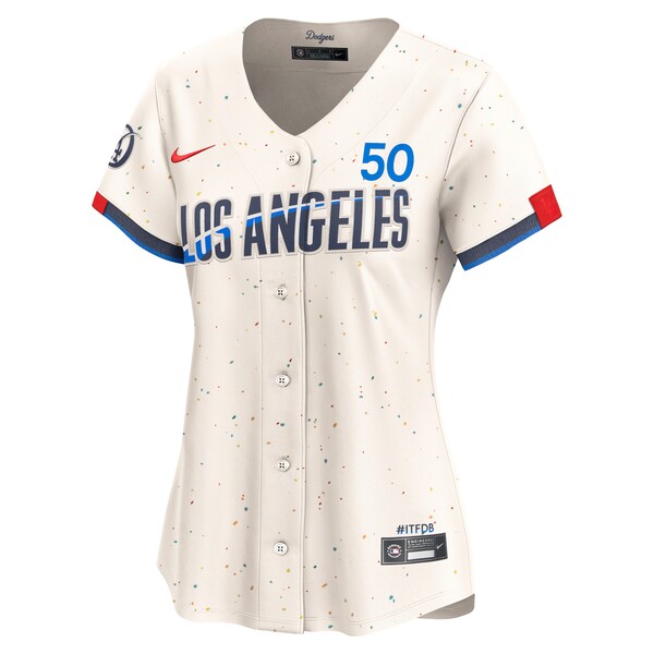 Mookie Betts Los Angeles Dodgers Nike Women's 2024 City Connect Limited Player Jersey - Cream - Image 2