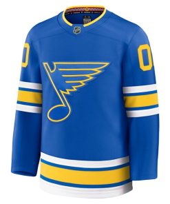 Alternative view of St. Louis Blues  Home Premium Custom Jersey - Blue