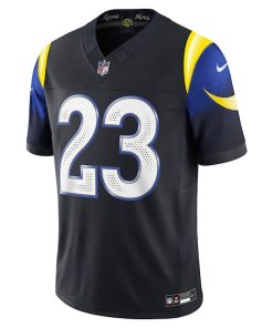 Alternative view of Kyren Williams Los Angeles Rams Nike 2025 Rivalries Collection Limited Jersey - Midnight Blue