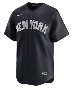 Alternative view of New York Yankees Nike Alternate Limited Jersey - Navy