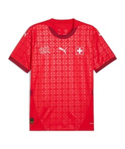 Alternative view of Switzerland National Team Puma 2025 Replica Jersey - Red