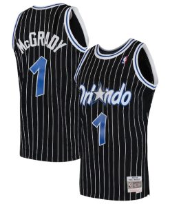 Tracy McGrady Orlando Magic  Hardwood Classics Swingman Jersey - Black/Blue