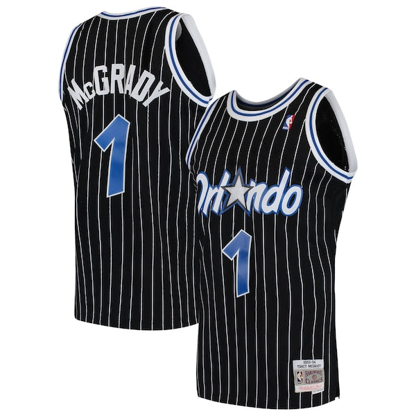 Tracy McGrady Orlando Magic Hardwood Classics Swingman Jersey - Black/Blue