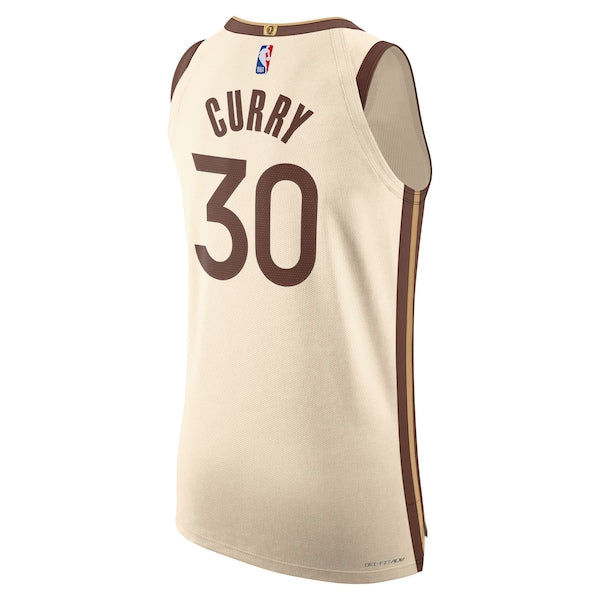 Stephen Curry Golden State Warriors Nike Unisex 2025/26 Authentic Jersey - Tan - City Edition - Image 3