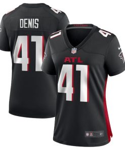 Lukas Denis Atlanta Falcons Nike Women's  Game Jersey -  Black