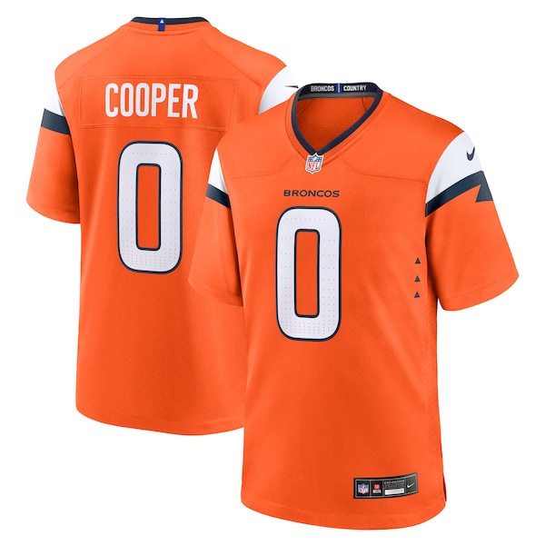 Jonathon Cooper Denver Broncos Nike Team Game Jersey - Orange