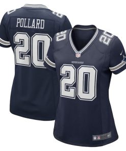 Tony Pollard Dallas Cowboys Nike Women's Game Player Jersey - Navy/White