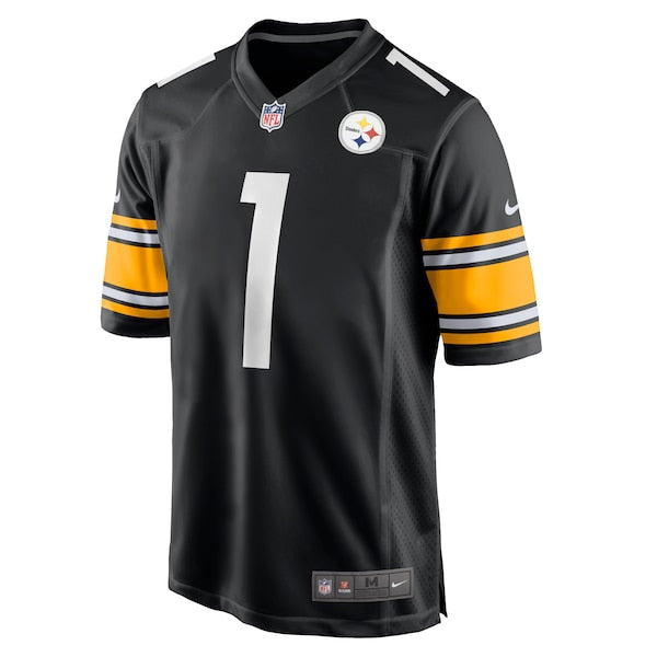 Number 1 Dad Pittsburgh Steelers Nike Game Jersey - Black - Image 2