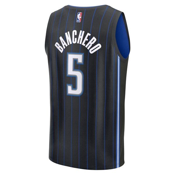 Paolo Banchero Orlando Magic Fast Break Replica Player Jersey - Icon Edition - Black - Image 3