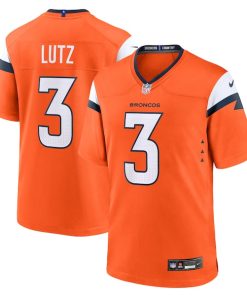 Wil Lutz Denver Broncos Nike Team Game Jersey -  Orange