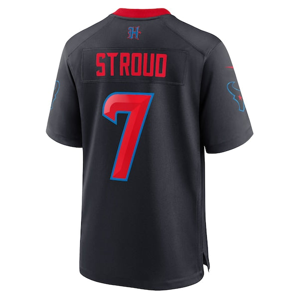 C.J. Stroud Houston Texans Nike 2nd Alternate Game Jersey - Navy - Image 4