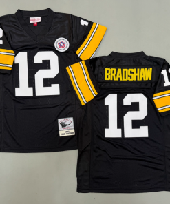 Terry Bradshaw Pittsburgh Steelers Authentic Throwback Retired Player Jersey