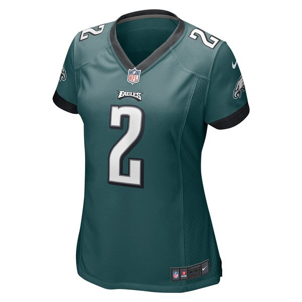 Jalen Hurts Philadelphia Eagles Nike Women's Game Jersey - Midnight Green - Image 2