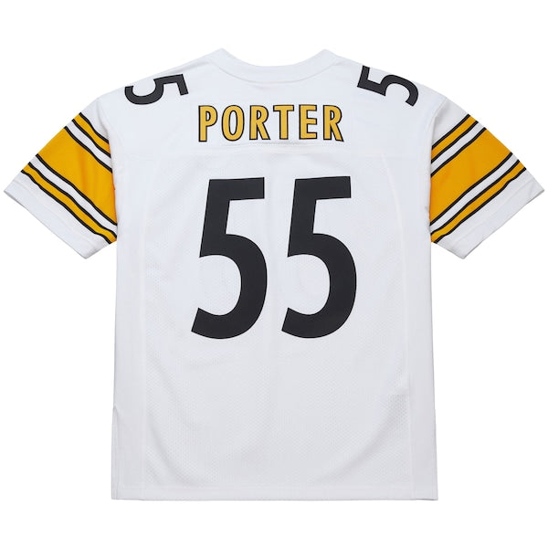 Joey Porter Pittsburgh Steelers 2005 Authentic Throwback Retired Player Jersey - White - Image 3
