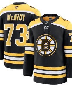 Charlie McAvoy Boston Bruins  Home Premium Jersey - Black
