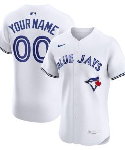 Toronto Blue Jays Nike Home Elite Custom Jersey - White