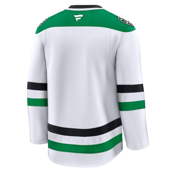 Dallas Stars Away Premium Jersey - White/Black/Kelly Green - Image 4
