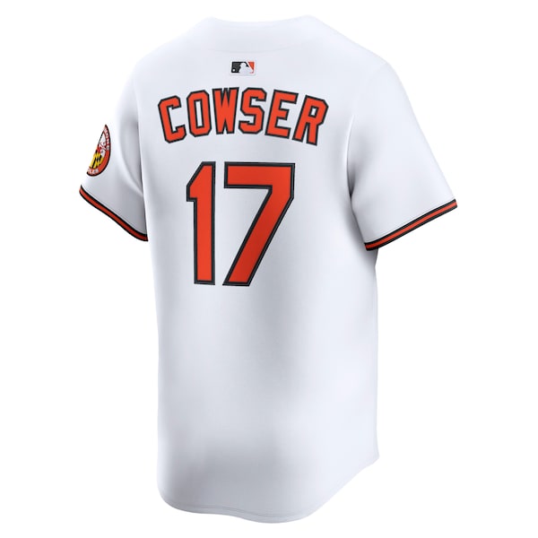 Colton Cowser Baltimore Orioles Nike Home Limited Player Jersey - White - Image 2