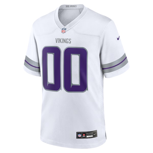 Minnesota Vikings Nike Alternate Custom Game Jersey - White - Image 2