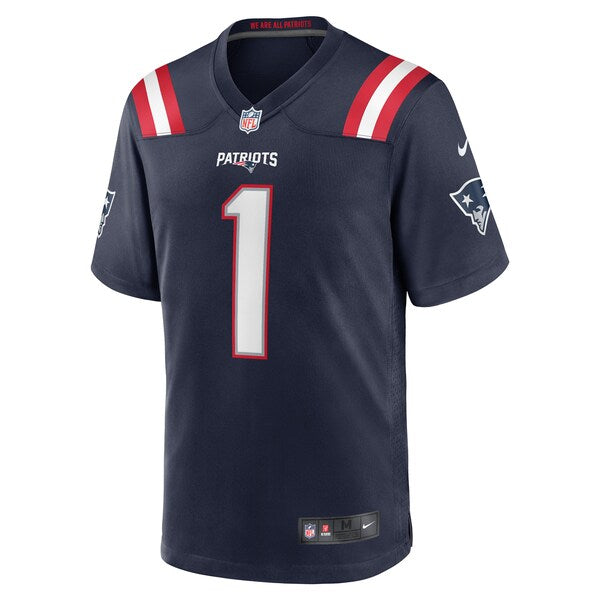 Number 1 Groom New England Patriots Nike Game Jersey - Navy - Image 2
