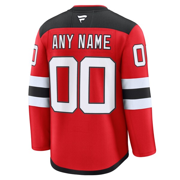 New Jersey Devils Home Premium Custom Jersey - Red/Black/White - Image 5