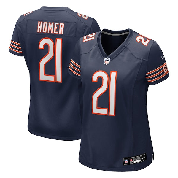Travis Homer Chicago Bears Nike Women's Team Game Jersey - Navy