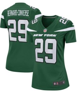 Jarrick Bernard Converse New York Jets Nike Women's  Game Jersey - Gotham Green