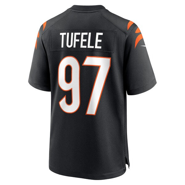 Jay Tufele Cincinnati Bengals Nike Game Player Jersey - Black - Image 3
