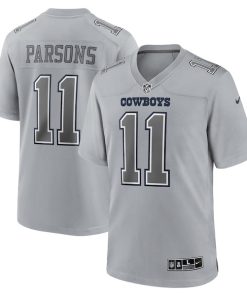 Micah Parsons Dallas Cowboys Nike Atmosphere Fashion Game Jersey - Gray
