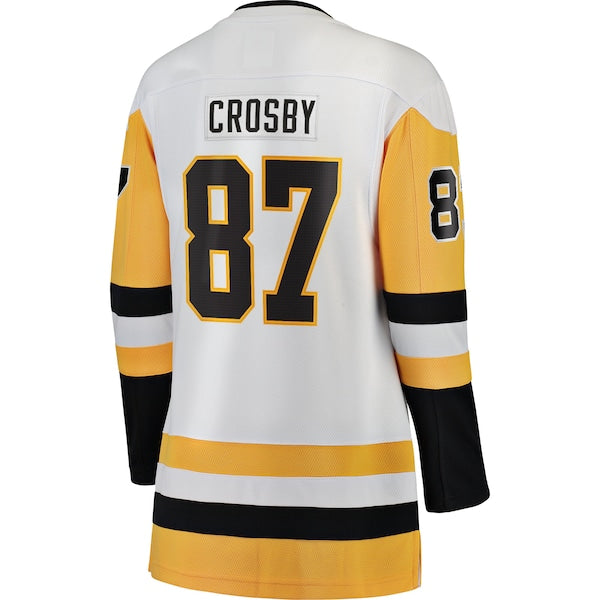 Sidney Crosby Pittsburgh Penguins Women's Premier Breakaway Player Jersey - White - Image 3