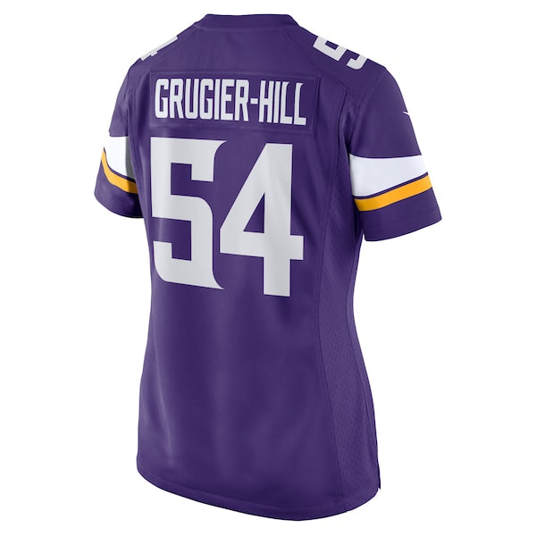 Kamu Grugier-Hill Minnesota Vikings Nike Women's Game Jersey - Purple - Image 3