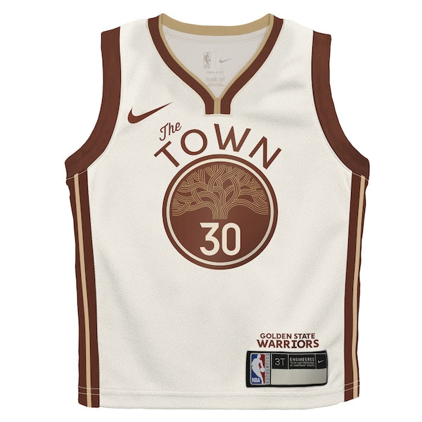 Stephen Curry Golden State Warriors Nike Infant 2025/26 City Edition Swingman Jersey - Tan - Image 2
