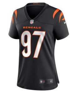 Alternative view of Jay Tufele Cincinnati Bengals Nike Women's Game Player Jersey - Black