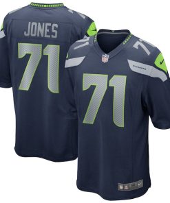 Walter Jones Seattle Seahawks Nike Game Retired Player Jersey - College Navy