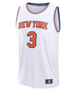 Alternative view of Josh Hart New York Knicks  Fast Break Replica Player Jersey - Association Edition - White