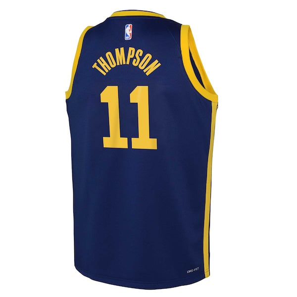 Klay Thompson Golden State Warriors Jordan Brand Youth Swingman Jersey - Statement Edition - Blue - Image 3